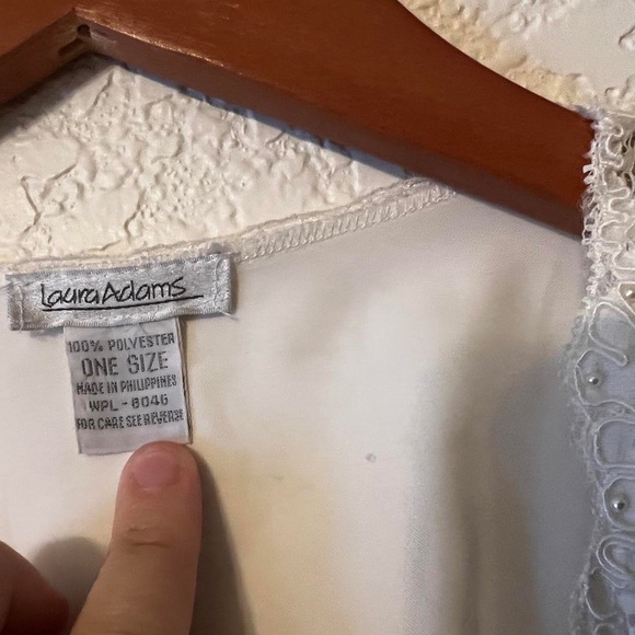 Laura Adams 90s / y2k vintage lingerie robe - Picture 7 of 8